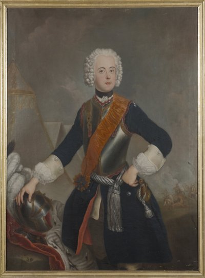 亨利-德-普鲁士--普鲁士的亨利王子（1726-1802）的肖像，匿名。布面油画 作者 Unknown artist