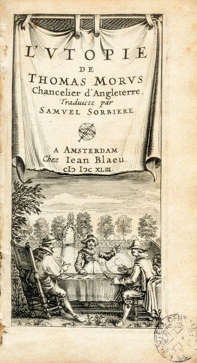 Illustrated frontispiece of the French translated book “" L