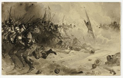 步兵战斗 作者 未知艺术家
