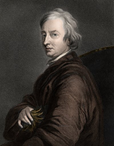 John Dryden 1631-1700 - engraving - 19th century 作者 未知艺术家