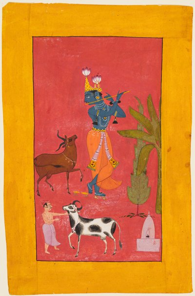 Krishna Fluting 作者 未知艺术家