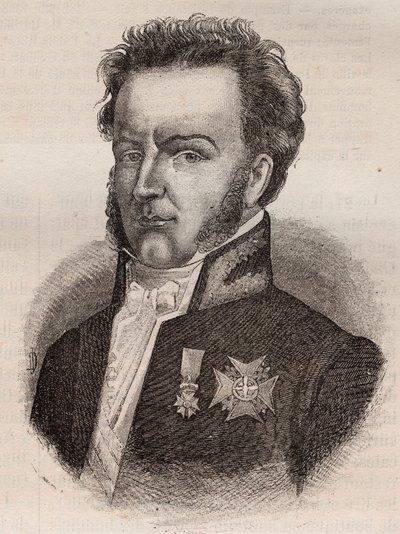 马蒂亚尔-德-盖尔农-兰维尔（Guernon-Ranville），法国治安官和政治家 - 1787 -1866年 作者 未知艺术家