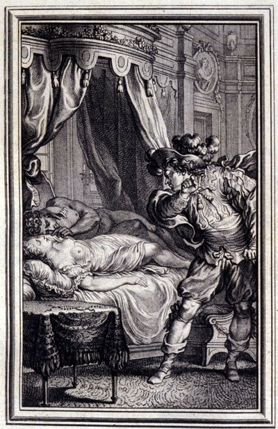 Mona Lisa - in “” Tales et nouvelles en vers”” by Jean La Fontaine. 1762. 作者 未知艺术家