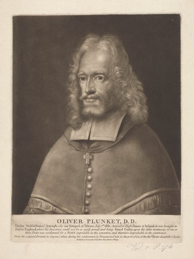 Oliver Plunket 作者 未知艺术家