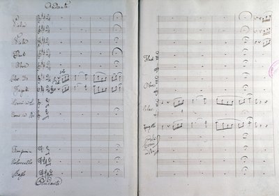 Mehul 歌剧 Le jeune Henri (1797) 的开篇 作者 未知艺术家