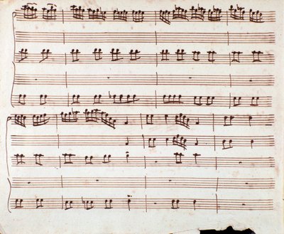 我们知道 Gia 的乐谱页面是安东尼奥·维瓦尔第 (Antonio Vivaldi) 的咏叹调 作者 未知艺术家