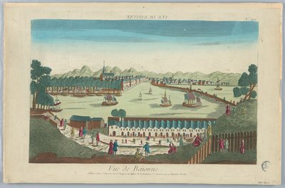 偷窥，Vue de Baionne，第 119 号 作者 未知艺术家