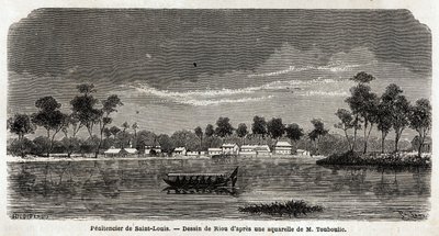 法属圭亚那圣路易斯忏悔者，专门代表政府组织伐木，成立于 1859 年，作为圣洛朗忏悔者不足的延伸，他们完全独立，但位于 作者 未知艺术家