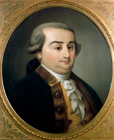 切萨雷·贝卡里亚 (Bonesana) 的肖像，贝卡里亚侯爵 (1738 - 1794)，意大利法学家和经济学家。 18 世纪的匿名绘画。 米兰博物馆。 意大利米兰 - Cesare Bonesana 的肖像，贝卡里亚侯爵 (1738-1794)，意大利法学家和 作者 未知艺术家