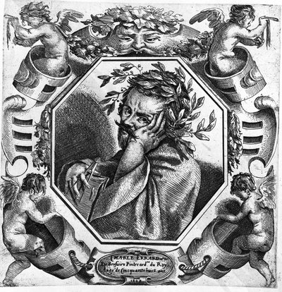 法国画家、绘图员和建筑师夏尔-埃拉尔（1606-1689）的画像 作者 未知艺术家