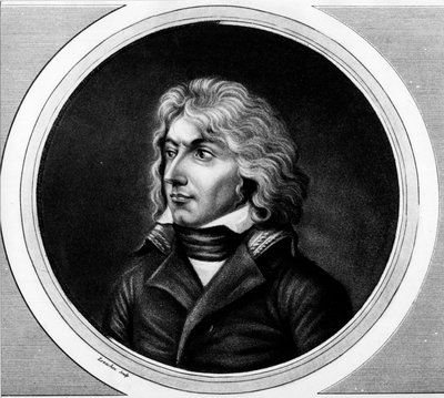 Portrait of Charles Jean - Baptiste Bernadotte (1763-1844), marechal of France, King Charles XIV of Sweden and Norway. engraving in “” Complete collection of historical paintings of the French revolution, in three volumes.”” 1804. 作者 未知艺术家