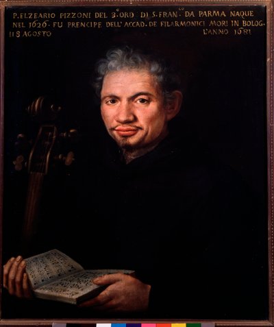 Elzeario Pizzoni (1626-1681)意大利作曲家的肖像 无名画。18世纪 博洛尼亚，公民音乐博物馆 作者 未知艺术家
