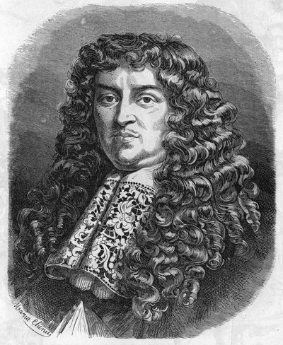 法国政治家弗朗索瓦-米歇尔-勒泰利耶侯爵（1639 - 1691）的画像。 作者 未知艺术家