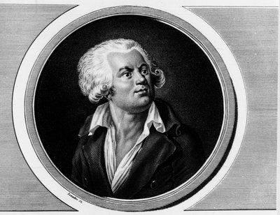 Portrait of Georges Jacques Danton, conventional lawyer (1759-1794). Engraving in “” Complete collection of historical paintings of the French revolution, in three volumes.””” 1804. 作者 未知艺术家