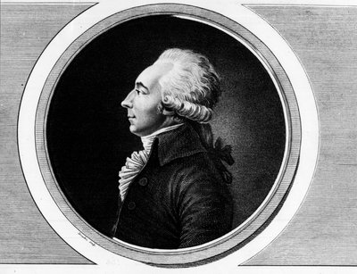 Jean Baptiste Anacharsis Clootz（让-巴蒂斯特-阿纳查斯-克洛茨）的肖像。 作者 未知艺术家