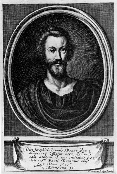 Portrait of John Donne (1572-1631) English poet. 作者 未知艺术家