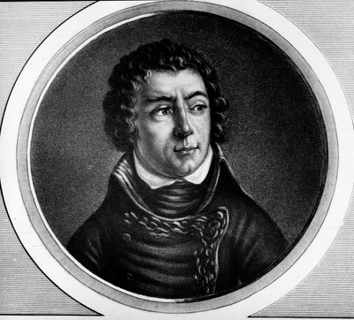路易·亚历山大 (Louis-Alexandre) Berthier (1753-1815) 的肖像，纳沙泰尔王子，法兰西大帝 - 雕刻在“法国大革命历史画作全集，三卷” 作者 未知艺术家