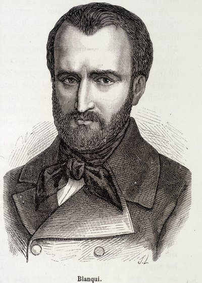 路易-奥古斯特（Louis-Auguste）-布朗基（1805-1881）法国社会主义者和革命理论家的画像 作者 未知艺术家