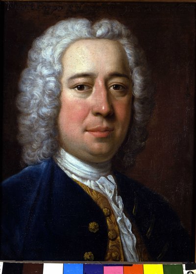意大利作曲家尼古拉·安东尼奥·波波拉 (1686-1768) 的肖像。 无名画。 博洛尼亚音乐学院。 作者 Unknown artist