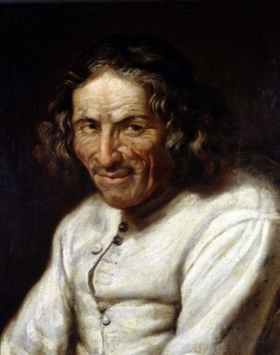 保罗-斯卡隆(1610 - 1660)的肖像，作家--油画，勒芒Tessee博物馆。 作者 未知艺术家
