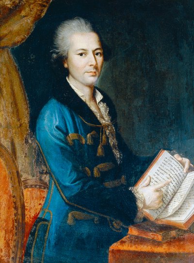 Pietro Verri (1728-1797) 的肖像，意大利作家、哲学家和经济学家，由一位不知名的 18 世纪艺术家绘制 作者 未知艺术家