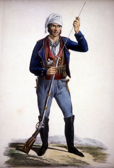Portrait of a Sicilian robber 作者 未知艺术家