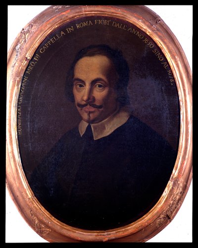 意大利作曲家Bonifazio Graziani (1604/1605-1664)的肖像，匿名画。18世纪。博洛尼亚，Civico museo Bibliografico博物馆 作者 未知艺术家