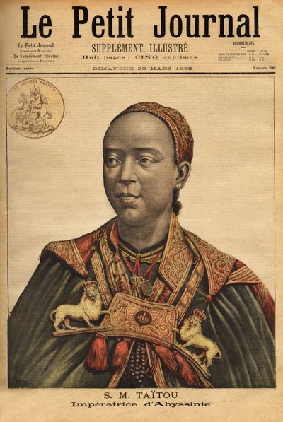 Portrait of the Impress Taytu Betul (Taitou 作者 未知艺术家