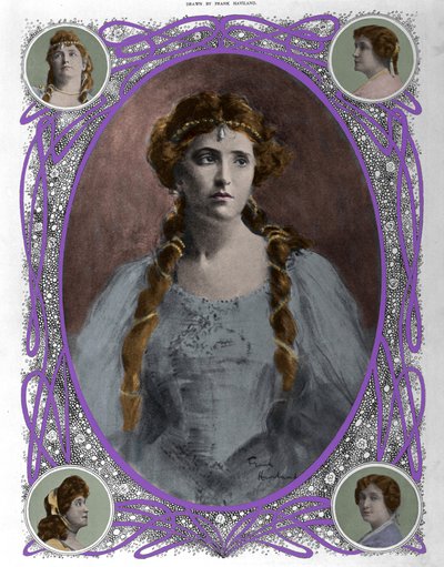 Portrait of the singer Nellie (Nelly) Melba (1861-1931) Late 19th century 作者 未知艺术家