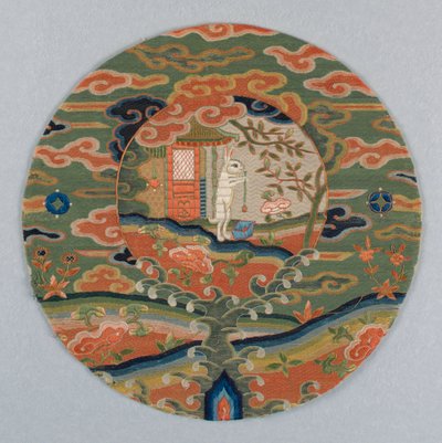 月亮上的兔子 作者 未知艺术家