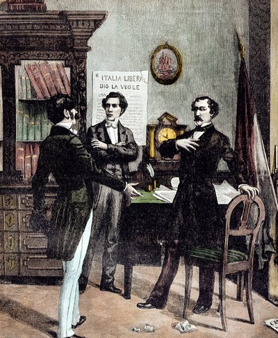 Risorgimento: The Five Days of Milan (Cinque giornate di Milano)（1848 年 3 月 18 日至 22 日）：这是 1848 年革命（第一次意大利独立战争的一部分）的第一集，见证了米兰人的崛起 民众反抗 作者 未知艺术家