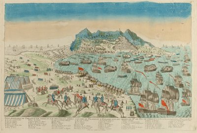 围攻直布罗陀，1782年 作者 不明