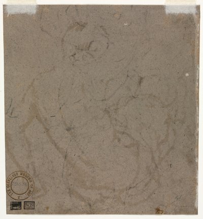 素描（背面） 作者 未知艺术家