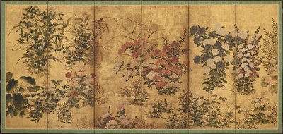 夏季和秋季花卉 作者 未知艺术家
