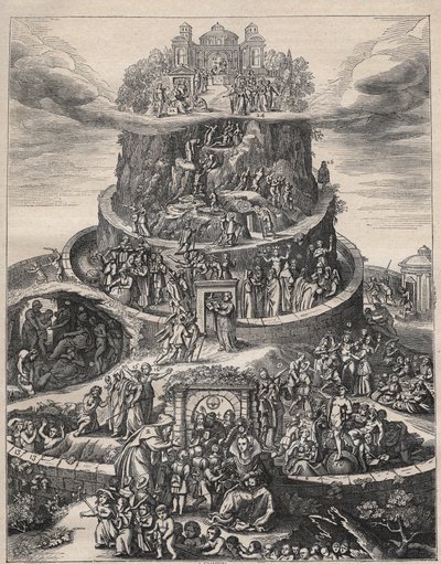 The Tabula of Cebes or The Journey of Human Life (CEBES THEBANUS 希腊哲学家) - (传统上被认为是柏拉图苏格拉底对话中底比斯的Cebes) - Cebes painting (Cebes by Thebes 希腊哲学家，公元前5年底 - (a 作者 未知艺术家
