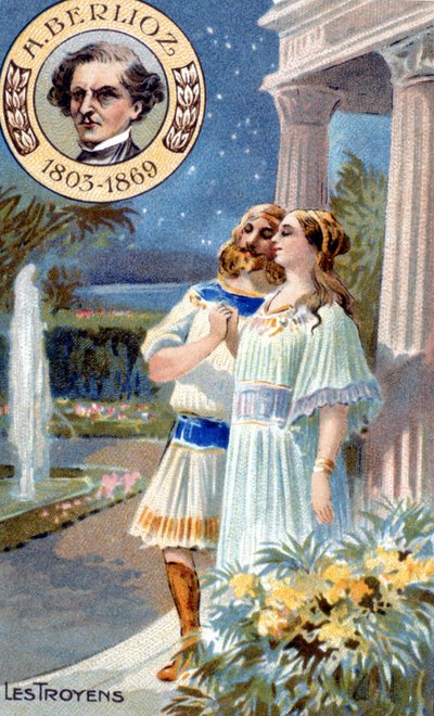 The Trojans of Hector Berlioz. 19th century chromolithography. 作者 未知艺术家