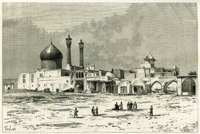 The tomb of Fatma at Koum, etched by Taylor, after a photograph, to illustrate the story “” Persia, Chaldee and Susiane”” in 1881-82, by Jane Dieulafoy (nee Magre 作者 未知艺术家