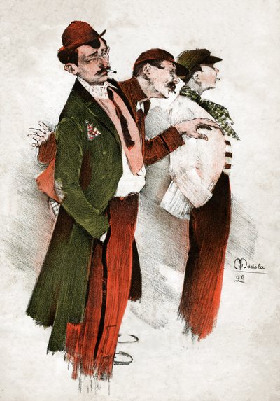 Thieves in Paris. (engraving 1896) 作者 未知艺术家