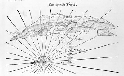 的黎波里，代表 1743 年。 作者 未知艺术家
