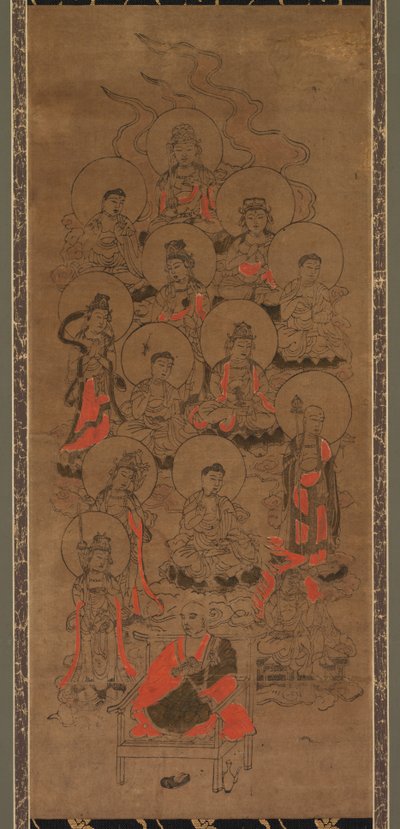 十二佛与弘法大师（净山寺） 作者 未知艺术家