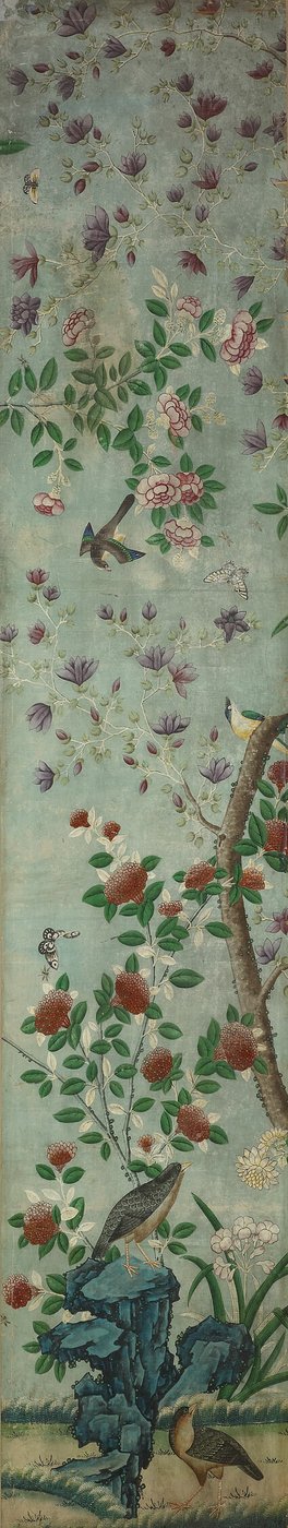 壁板：鸟与花 作者 未知艺术家
