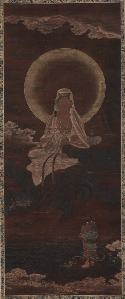 水月观音（Suigetsu Kannon） 作者 未知艺术家