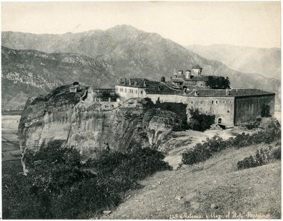 圣斯蒂芬修道院（Agios Stefanos），梅泰奥拉，特里卡拉，希腊，约1890年 作者 未知的摄影师