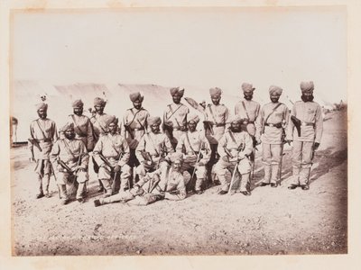 第28孟买本土步兵的印度军官，大约1884年 作者 不明