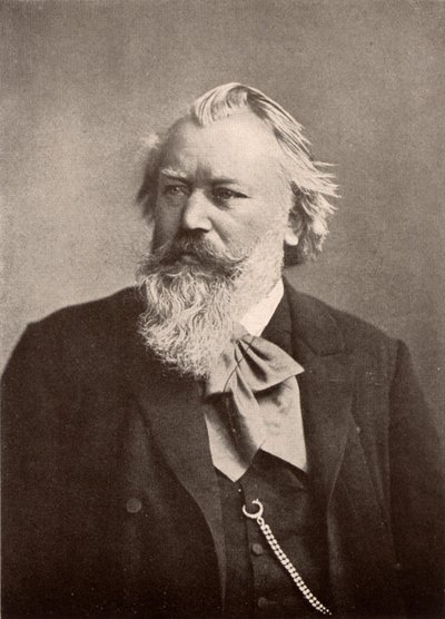约翰内斯-勃拉姆斯（1833-1897） 作者 未知的摄影师