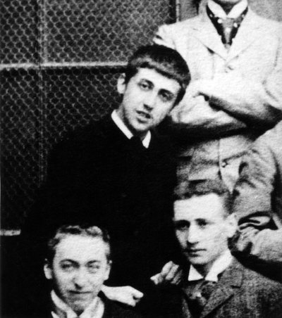 马塞尔·普鲁斯特（Marcel Proust，1871-1922）在巴黎高中就读，c. 1887年 作者 未知的摄影师
