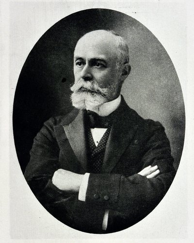 安托万-亨利-贝克勒尔的肖像 - 英国物理学家，诺贝尔奖获得者1852-1908年 作者 未知的摄影师