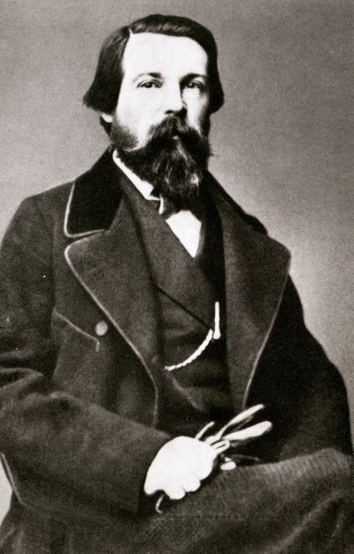 Portrait of Engels. 作者 未知的摄影师