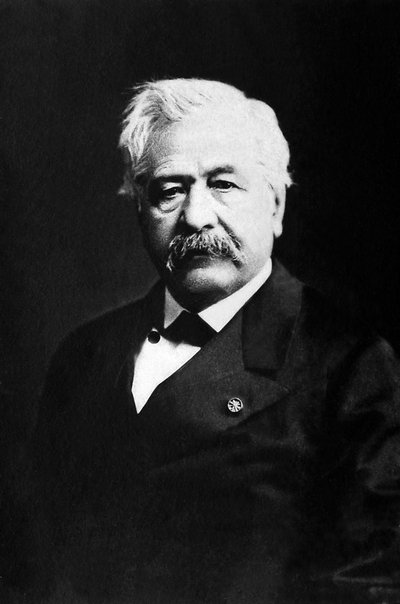 Portrait of Ferdinand de Lesseps (1805-1894), French diplomat and entrepreneur. 作者 未知的摄影师
