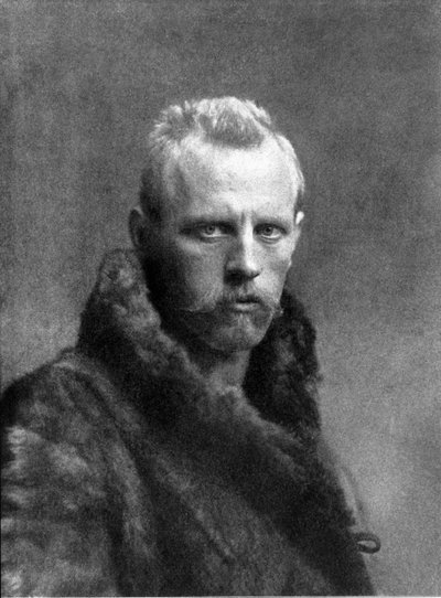 Fridtjof Nansen (1861-1930) 的肖像，挪威探险家 作者 未知的摄影师